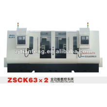 ZHAO SHAN CK-63 * 2 torno CNC herramienta de máquina de alto rendimiento
